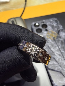 Elegante Anillo de Diamantes de Platino, Joyería Premium con Estilo para Bodas, Compromisos, Fiestas y Uso Diario - Product Image 5