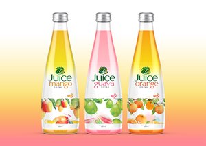 น้ำฝรั่งพร้อมดื่มบรรจุขวด 330 มล. เครื่องดื่มปรุงแต่งรสชาติ - Product Image 2