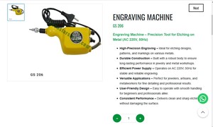 Electric <b>Engraving</b> Machine for Metal Jewelry <b>Tools</b> Precision Etching Machine |Item No GS-206 - Product Image 3