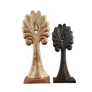 Sculpture d'arbre en laiton, ornement de table, accent décoratif, parfait pour table d'appoint, présentoir de bureau et décoration intérieure moderne et minimaliste - Product Image 1