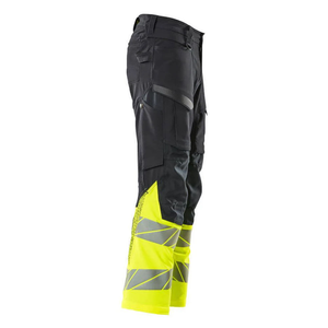 Pantalones de Seguridad Industriales de Poliéster con Patrón Reflectante Impreso para Trabajadores de Fábrica, Pantalones de Seguridad Profesionales para el Trabajo - Product Image 2
