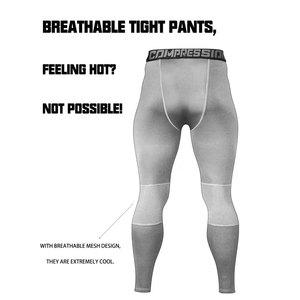 Collants de sport pour hommes, entraînement physique, course à pied, basketball, séchage rapide, respirants, sous-vêtement de sport, vêtements de sport actifs - Product Image 4