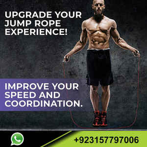 Cuerda para Saltar de Alta Calidad con Diseño Ligero, Longitud Ajustable, Asas de Cuero, Unisex, para Ejercicio Diario - Product Image 1