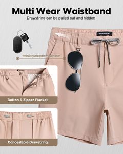 Pantalones cortos informales para hombre, pantalones cortos cómodos para estar en casa, tela suave para un uso relajado, pantalones cortos de entrenamiento físico para hombre, pantalones cortos que absorben el sudor - Product Image 5