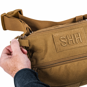 Sac à bandoulière tactique personnalisé, fermeture éclair, doublure en polyester, multi-poches, sac de ceinture utilitaire EDC, sac de voyage extérieur, pochette bandoulière - Product Image 3