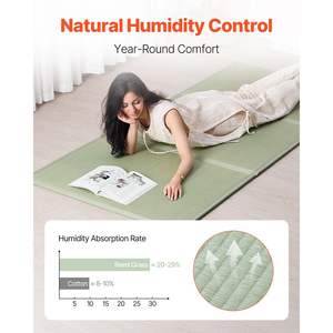 Tapis de sol pliable en tatami japonais, taille double, en jonc naturel, avec dos antidérapant, parfum frais, pour yoga et méditation - Product Image 4