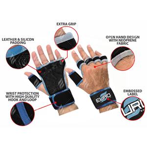 Gants d'entraînement en néoprène demi-doigts en gros pour la salle de sport et la musculation, rembourrage confortable, soutien du poignet et adhérence - Product Image 6