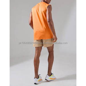 Camiseta sin Mangas de Color Sólido para Hombre, Estilo Urbano, Secado Rápido, a la Venta - Product Image 5