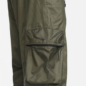 Men’s Olive Green Cargo Jogger Pants Lightweight Utility <b>Trousers</b> Elastic Waist Multi Pocket Casual Outdoor Workwear Pants with - Product Image 3