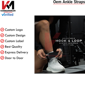 <b>Adjustable</b> Ankle <b>Strap</b> Gym Cable Attachment Leg Workout Glute Kickback Training OEM Supplier - Product Image 4