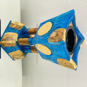 New Arrival Home Fragrance Incense Burner Wood and Epoxy Resin <b>Bakhoor</b> for Ramadan Arabic <b>Oud</b> Burner for Aromatic Use By FWE - Product Image 1