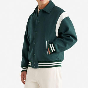 Blouson matelassé en cuir imperméable brodé pour homme, style streetwear grande taille, personnalisable, vente en gros - Product Image 3