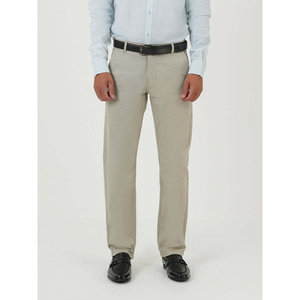 Pantalones Chinos Formales para Hombre, MOQ Bajo, Antiarrugas, Corte Recto Informal, Cinturón con Cremallera, Algodón, Talla XL, Logotipo Personalizable, Alta Calidad - Product Image 1