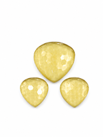 Organicgems Vente en gros Pierre cabochon naturelle en quartz citron jaune poli, taille ovale, avec jeu de couleurs pour la fabrication de bijoux