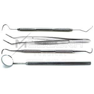 ชุดเครื่องมือตรวจทางทันตกรรมพื้นฐาน MEDZORA SURGICAL  ชุดเครื่องมือผ่าตัดทำจากเหล็กกล้าไร้สนิมสำหรับการผ่าตัดช่องปาก-ได้รับการรับรองมาตรฐาน CE - Product Image 5