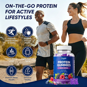 Gomitas de Proteína con Bayas Mixtas, Suplemento Dietético, 60 Unidades, Masticables con Sabor a Frutas, Nutrición Deportiva para Adultos - Product Image 3