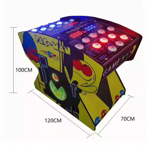 HGR <b>Amusement</b> Pacman Hit Beans 1 2 Player Arcade Battle Game <b>Machine</b> 220V 50KG Metal Acrylic Cabinet Colorful Lights Sound All - Product Image 5
