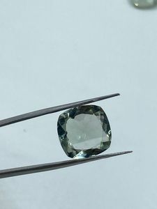 Piedra preciosa de amatista natural de alta calidad, suelta, 18.76 quilates, corte cojín de 14 mm, color verde, para la fabricación de joyas. R.K. GEMS & JEWELLERY - Product Image 6