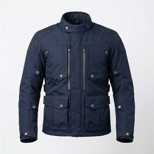 Chaqueta de Motociclista de Cuero Genuino para Hombre de la Mejor Calidad, Nueva Colección de Invierno, Chaquetas de Motocicleta con Protecciones Desmontables Personalizadas - Product Image 1