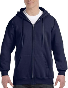 Vente directe d'usine en gros – Sweat à capuche zippé ultime pour homme 100 % coton de haute qualité avec fermeture éclair - Product Image 6