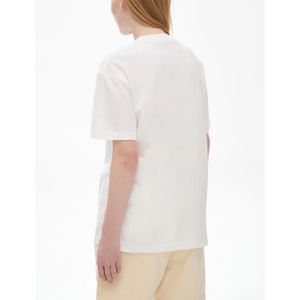 T-shirt de sport fitness en élasthanne, col rond, design uni, vêtements de sport pour la salle de sport, t-shirt personnalisé avec logo pour femmes - Product Image 4