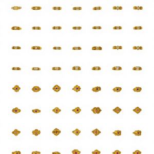 Anillos Tradicionales Indios de Oro Sólido de 22K al por Mayor para Hombres y Mujeres, Joyería Ligera para Bodas, Fiestas y Uso Diario - Product Image 2