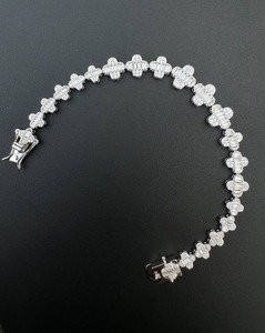 VVS Custom Iced Out Drip Cuban Link <b>Bracelet</b> Moissanite Diamond 925 <b>Silver</b> Hip Hop Bling Moissanite <b>Bracelet</b> Bulk Supplier - Product Image 4