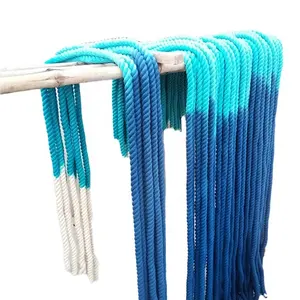 Chó Dẫn Thiết Kế Bện 2 Tone Dog Leash Tùy Chỉnh Macrame Made Pet Chì Handmade Tốt Nhất Bông Rope Paracord Macrame Vật Nuôi Dẫn