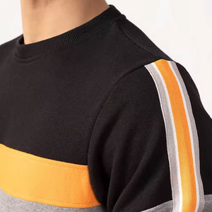 เสื้อสเวตเชิ้ตผู้ชายสำหรับอากาศเย็น สไตล์ลำลอง แบบสวมหัว มีชายเสื้อแบบริบ - Product Image 6