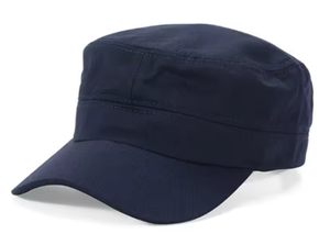 Classic Cadet Patrol Cap Unisex Adjustable Vintage Military Style <b>Flat</b> <b>Hat</b> 3D Embroidery Washed Breathable Waterproof - Product Image 3
