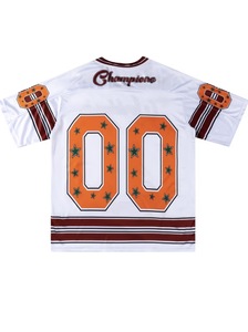 เสื้อฟุตบอลอเมริกันชายแบบสั่งทำ พร้อมบริการออกแบบฟรีแบบ 1 ต่อ 1 - ผ้าโพลีเอสเตอร์ 100% แห้งเร็ว มีตัวเลือกแบบเย็บหรือพิมพ์ - Product Image 2