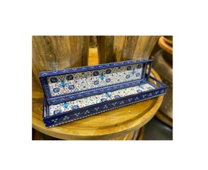 ถาดเซรามิคทรงสี่เหลี่ยมผืนผ้าลายโบฮีเมียนแบบนามธรรมสำหรับตกแต่งบ้าน - Product Image 6