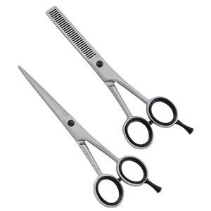 Juego de tijeras profesionales de acero inoxidable para peluquería, muy vendidas, para uso en barberías y personal. - Product Image 1