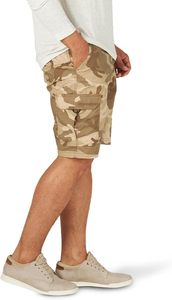 Shorts cargo camouflage pour homme, taille mi-haute, respirants, décontractés, en polyester et coton tissé, avec poches - Product Image 4