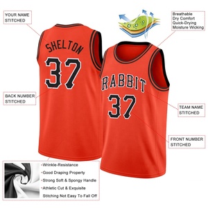 Camiseta de Baloncesto Sublimada Personalizada con Nombre y Número del Equipo, Uniforme de Malla de Manga Corta para Hombre y Mujer - Product Image 2