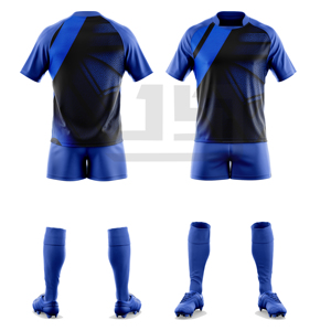 Uniforme de rugby imprimé JAMEZ SPORTS, 100% polyester, écologique, durable, performant, antibactérien, coupe-vent, short de rugby - Product Image 5