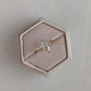 Marquise 1CT Moissanite Solitaire <b>Ring</b> Minimalist 14K Solid Gold Engagement <b>Ring</b> Dainty <b>Thin</b> Band Promise <b>Ring</b> GRA Certified - Product Image 2