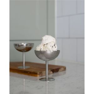 Ensemble de coupes à glace en acier inoxydable, coupes à sundae en métal, coupes à dessert de luxe, coupes à salade et à fruits avec cuillère pour restaurant, fête, vente en gros - Product Image 3