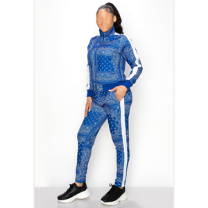 Women's Eco-Friendly Reversible Plus Size Drawstring Printed Jogging <b>Tracksuit</b> Set Casual Hoodie Sweatpants Custom Logo Bulk - Product Image 1