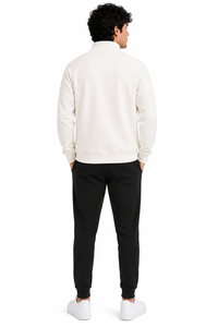 Sudadera Premium para Hombre con Cierre de Cremallera, Manga Larga, Estilo Casual Deportivo, para Otoño, Trabajo, Mezcla de Algodón Suave y Felpa - Product Image 3