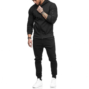 Survêtement unisexe à capuche avec blocs de couleur, fermeture éclair sur toute la longueur, poches latérales, coupe classique, vêtements de sport décontractés pour l'automne - Product Image 4