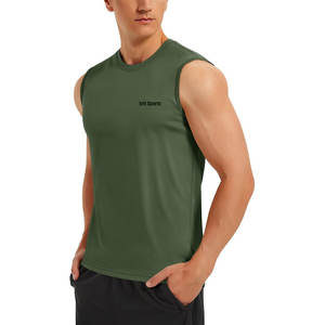 T-shirt sans manches élégant pour homme, coupe ajustée, design moderne, respirant, tenue d'été pour la salle de sport et les occasions décontractées - Product Image 3
