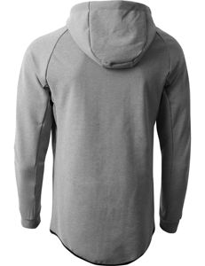 Sudadera con capucha negra de invierno 100% algodón grueso, unisex, venta al por mayor en Pakistán, logotipo personalizado, para hombre, extragrande, con forro de terciopelo. - Product Image 2