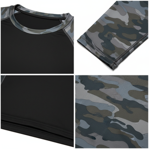 Camiseta de Manga Larga para Hombre, de Secado Rápido, para Entrenamiento, Proveedor Mayorista, Tela de Spandex y Poliéster - Product Image 6