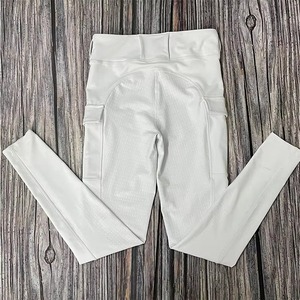 Leggings Ecuestres para Mujer con Bolsillos para Teléfono, Pantalones de Montar a Caballo con Elasticidad en 4 Direcciones, Jodhpurs Deportivos para Dama - Product Image 5