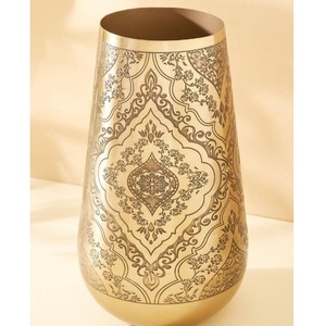 Premium Handmade Eco-Friendly High Quality Iron Floor Flower Vase Customizable Coastal Style Personalized Design for Home Office - Product Image 1