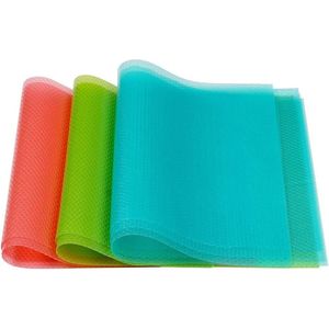 Paquete de 9 Tapetes Transparentes para Refrigerador, Lavables, para Cajones, Mesas y Estantes, Antideslizantes - Product Image 4