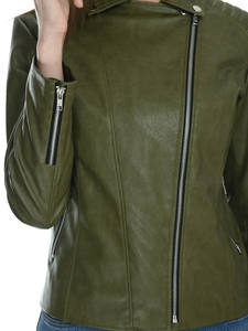 Chaqueta de Cuero Vacuno Auténtico Personalizada para Mujer, Corte Ajustado, Estilo Motero, Chaqueta de Cuero Genuino Suave, Chaqueta de Moda para Mujer, Ropa de Invierno - Product Image 4