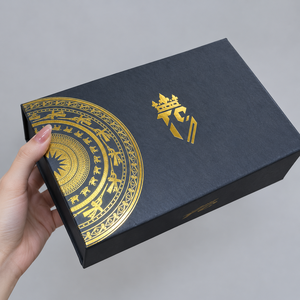 Custom Logo Eva Rigid <b>Cardboard</b> Magnetic <b>Gift</b> Packaging <b>Box</b> With Eva Foam Insert Direct Vietnam Manufacturer OEM ODM - Product Image 3