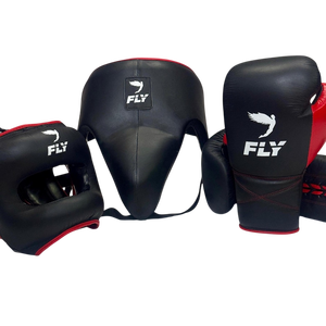 Premium Fly <b>Boxing</b> Gloves Mma Kickboxing Muay Thai Sanda Adult For Martial Arts Head Guard Groin Guard Combo <b>Set</b> For <b>Sparring</b> - Product Image 1